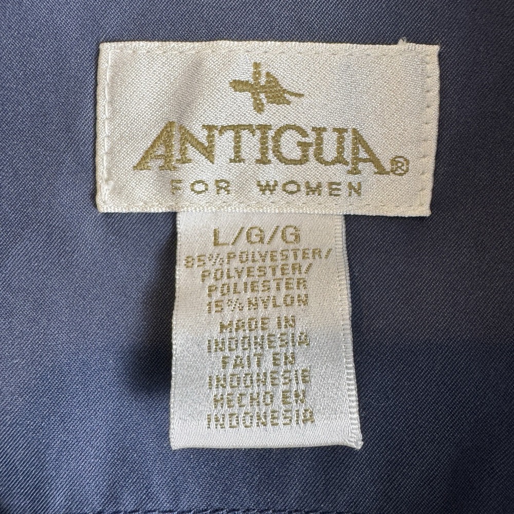 Antigua PGA Championship Baltusrol 2005 1/4 Zip Navy Pullover Women's SIze Large - Picture 3 of 11